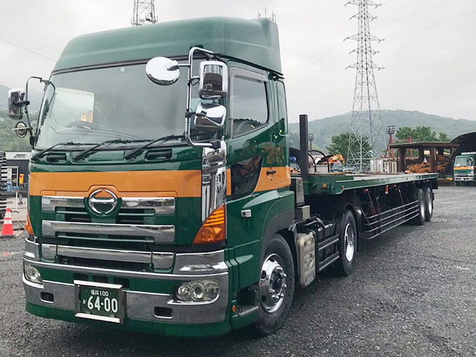 20t高床トレーラー